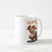 リビング式呼吸用真空犬 コーヒーマグカップ (正面右)