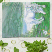 リビング春 キッチンタオル (折り畳み)