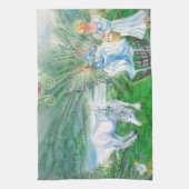 リビング春 キッチンタオル (縦)