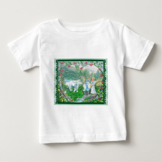 リビング春 ベビーTシャツ (正面)