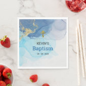 リビング・ウォーター正統派キリスト教バプテスマ スタンダードランチョンナプキン (インサイチュ)