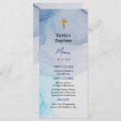 リビング・ウォーター正統派キリスト教バプテスマ メニュー (正面/裏面)