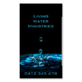 リビング・ウォーター省庁 マグネット名刺 (正面縦)