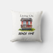 リビング・オン・ビーチ・タイム クッション (正面)