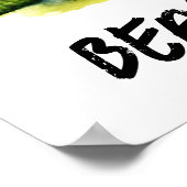 リビング・オン・ビーチ・タイム ポスター (角)