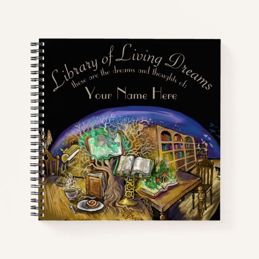 リビング・ドリームズ図書館 ノートブック (正面)