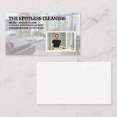 リビング |メイド作業 名刺 (正面/裏面)