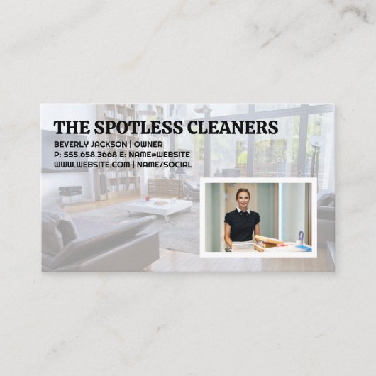 リビング |メイド作業 名刺 (正面)