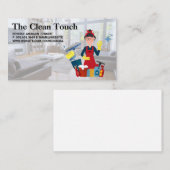 リビング | 女性クリーナーメイド 名刺 (正面/裏面)