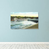 リビー – ディンレーズダムのビュー キャンバスプリント (インサイチュ (ウッドフロア))