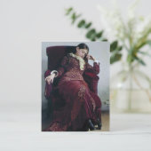 リピン – 残り。ポートレートのヴェラレピナ ポストカード (スタンド正面)