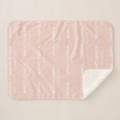 リピート名よくはしゃぐヴィンテージGelato シェルパブランケット (正面(横))