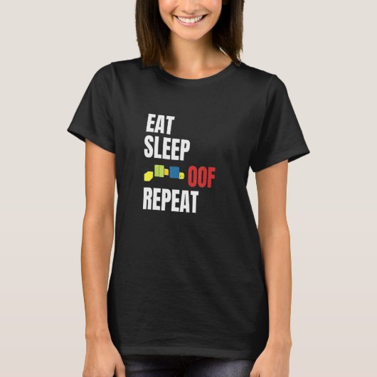 リピ食べートミームゲーマーアイディア Tシャツ (正面)