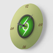 リファインされたティックの壁時計 ラージ壁時計 (傾斜)