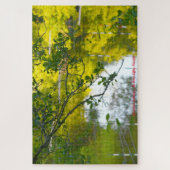 リフィー・キルクレン川。クリスマスの挨拶 ジグソーパズル (縦)