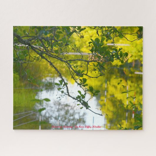 リフィー・キルクレン川。クリスマスの挨拶 ジグソーパズル (横)