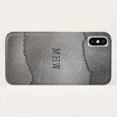 リフェイクップ金属カスタムモノグラムの電話ケース Case-Mate iPhoneケース (裏面(横))