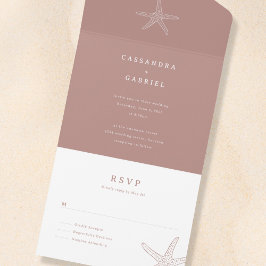 リフエ結婚式招待状 オールインワン招待状