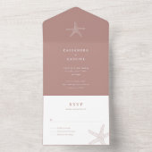 リフエ結婚式招待状 オールインワン招待状 (内側)