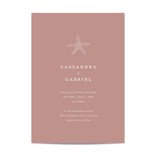 リフエ結婚式招待状 招待状