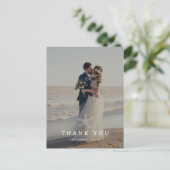 リフエ 結婚式の写真 ありがとう ポストカード (スタンド正面)