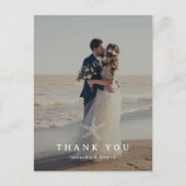 リフエ 結婚式の写真 ありがとう ポストカード (正面)