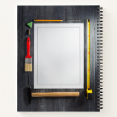 リフォパーソナライズされたーム、大工用ノート ノートブック (裏面)