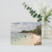 リフォーアイランドビーチニューカレドニア(ヌーヴェッレカレド) ポストカード (スタンド正面)