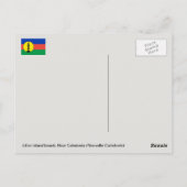 リフォーアイランドビーチニューカレドニア(ヌーヴェッレカレド) ポストカード (裏面)