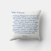 リフォーカスOCD枕レリーフ、 浮き彫り クッション (裏面)