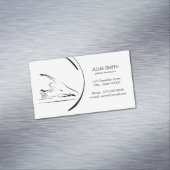 リフォーマーにマーメイドのポーズを取る マグネット名刺 (インサイチュ)