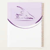 リフォーマーにマーメイドのポーズを取る |色 プランナー手帳 (裏面)