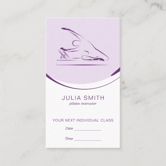 リフォーマーにマーメイドのポーズを取る |色 予約カード (正面)