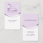 リフォーマーにマーメイドのポーズを取る |色 名刺 (正面/裏面)