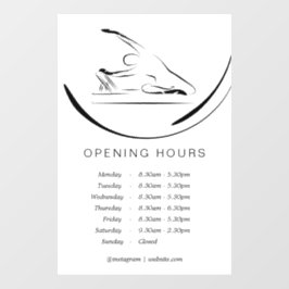 リフォーマーのメイドのピラティス ウィンドウサイン