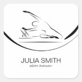 リフォーマーのメイドのピラティス スクエアシール (正面)