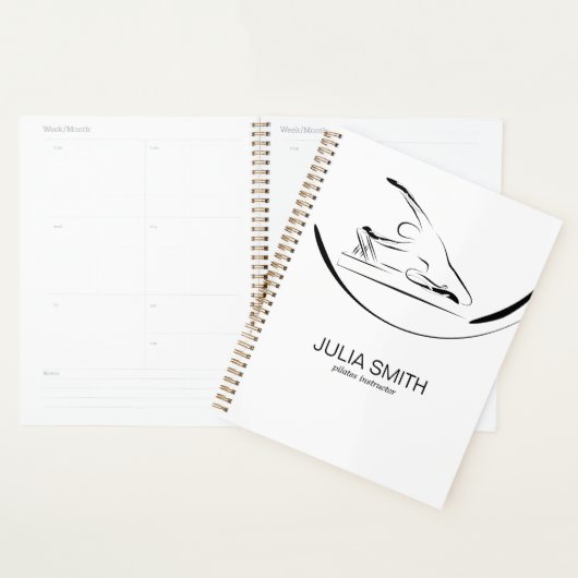 リフォーマーのメイドのピラティス プランナー手帳 (ディスプレー)