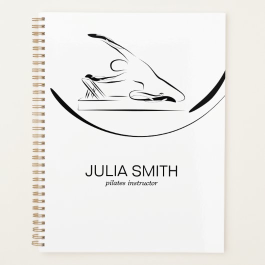 リフォーマーのメイドのピラティス プランナー手帳 (正面)