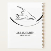 リフォーマーのメイドのピラティス プランナー手帳 (裏面)