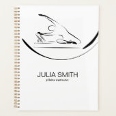 リフォーマーのメイドのピラティス プランナー手帳 (正面)