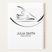 リフォーマーのメイドのピラティス プランナー手帳 (裏面)