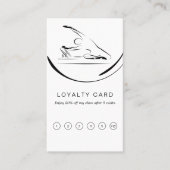 リフォーマーのメイドのピラティス ロイヤリティカード (正面)