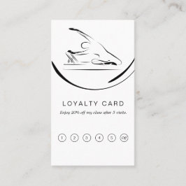 リフォーマーのメイドのピラティス ロイヤリティカード