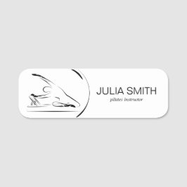 リフォーマーのメイドのピラティス 名札