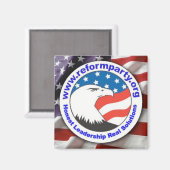 リフォームパーティーロゴ付き角型磁石 マグネット (正面/裏面)