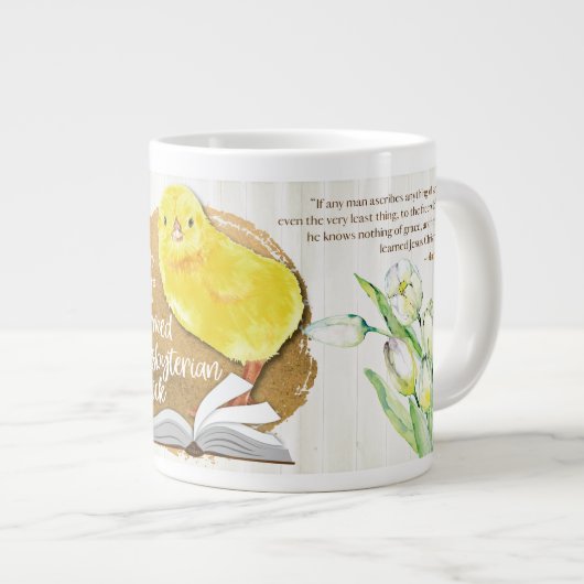 "リフォーム長老派教会" 20オズ。クリスチャン・マグ ジャンボコーヒーマグカップ (正面右)