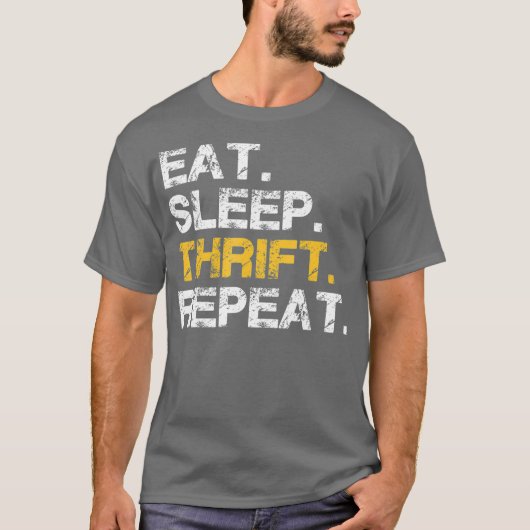 リフターとバーゲンハンターT s Love Thrifting Tシャツ (正面)