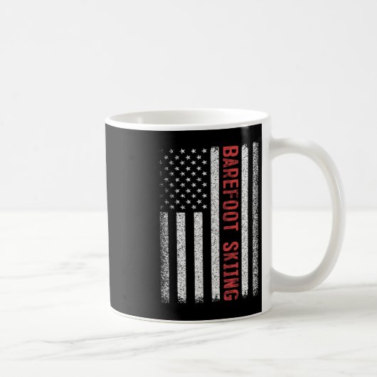 リフット スキー アメリカ国旗 7月4日 コーヒーマグカップ (右)