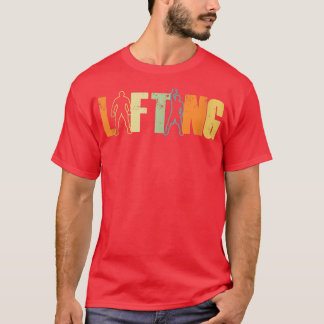 リフティングジムリフト重量挙げトレーニング Tシャツ