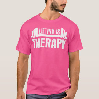 リフティングセラピー-エクササイズフィットネスジム引用文Li Tシャツ